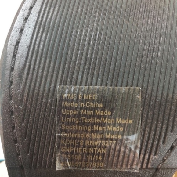 Sonoma Pherin Memory Foam Tan Ankle‎ Boots Women’s Sz 8 M - Picture 5 of 5